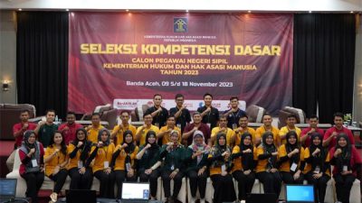 SKD CPNS Kemenkumham di Aceh Berakhir 