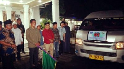 Kafilah MTQ Langsa Bertolak ke Simeulue