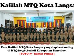 Kafilah MTQ Langsa Dilepas Menuju Simeulue