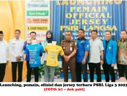 PSBL Langsa Perkenalkan Pemain dan Jersey Baru