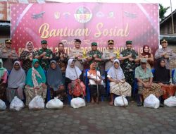 Akabri 1998 Bagikan Bansos di Siron Blang