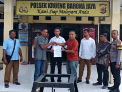 Polsek Krueng Baja Mediasi Damai Kasus Pencurian