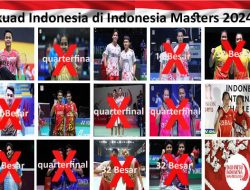 2 Wakil Tuanrumah Berpeluang ke Final Indonesia Masters 2024