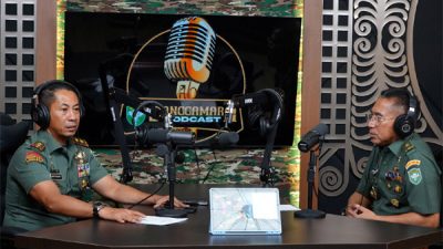 Kasad Resmikan Studio Podcast Kodam IM