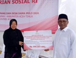 Mensos Bantu Aceh Timur Rp1,9 Miliar