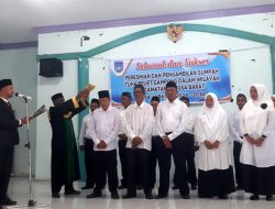 Camat Langsa Barat Lantik Tuha Peut Gampong