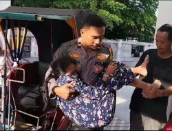 Karena Aksi ini, Ipda Indra Tuai Pujian Warga