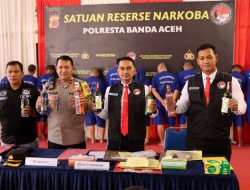 19 Bandit Narkoba Diciduk Polresta Banda Aceh