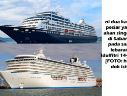 Lebaran, 2 Kapal Pesiar Mewah Singgahi Sabang