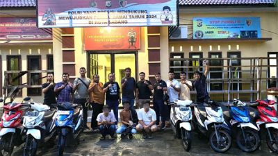 Polres Sabang Ringkus Kawanan Curanmor