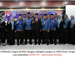LKBH Korpri Kota Langsa Dikukuhkan