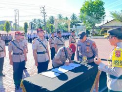 Polres Aceh Timur Ganti 3 Kasat dan 4 Kapolsek