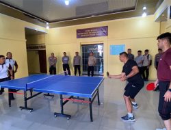 Wakapolres Sabang Juara Tenis Meja Bhayangkara