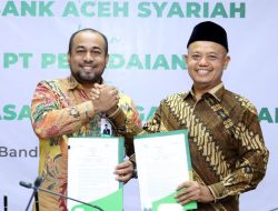 Bank Aceh dan Pegadaian MoU Layanan Digital