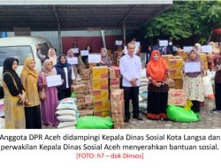 Pelaku Usaha di Langsa Terima Bansos UEP