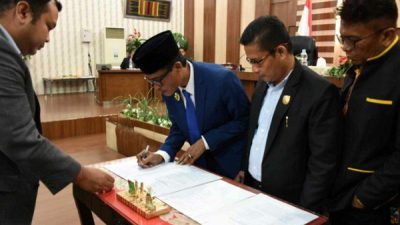 Paripurna Penyampaian Qanun Langsa APBK 2023