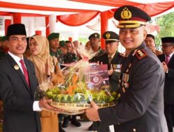 Upacara Hari Bhayangkara ke 78 di Polres Langsa