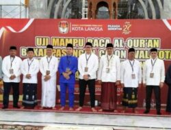 Calon Walikota & Wakil Langsa Uji Baca Al-Quran