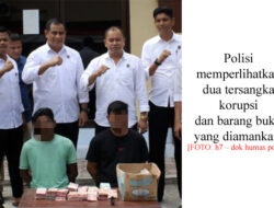 Tersangka Korupsi APBG Balohan Ditangkap Polisi