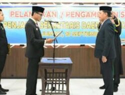 Suriyatno AP Dilantik Jadi Pj Sekda Langsa