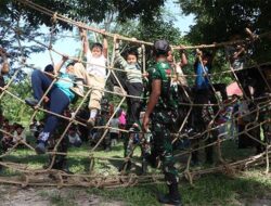 Kodim Aceh Timur Ajak Anak-anak Outbond