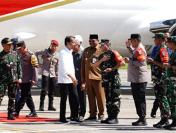 Presiden Jokowi Mendarat di Aceh