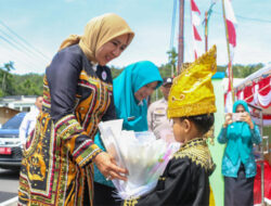 Ketum TP PKK Pusat Semangati Posyandu Sabang