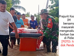 Kodam Kerahkan Prajurit Bantu Korban Banjir