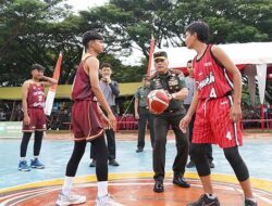 Pangdam IM Buka Even Basket antar SMA se Aceh