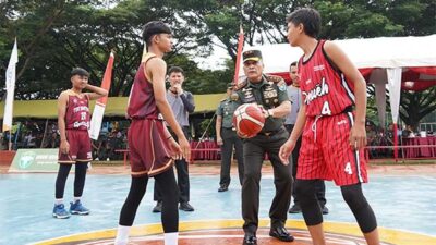 Pangdam IM Buka Even Basket antar SMA se Aceh