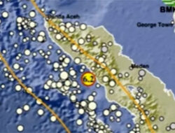 Gempa Magnitudo 6,2 Guncang Aceh Selatan, Terasa Hingga Langsa