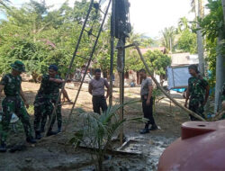 TMMD Sabang Buat Sumur Bor untuk Warga