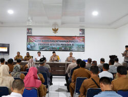 Rakor Program Asta Cita Presiden Polres Sabang