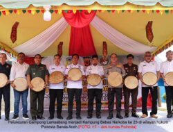 Giliran Lamsabang Jadi Kampung Bebas Narkoba