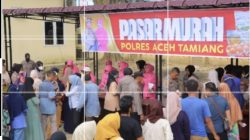 Polres Aceh Tamiang Gelar Pasar Murah