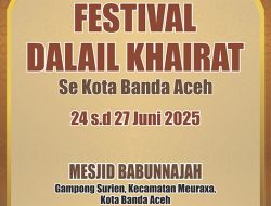 Festival Dalail Khairat se Kota Banda Aceh