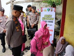 Polres Sabang Gelar Bakti Kesehatan