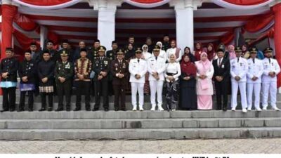 Upacara HUT ke 80 RI di Kota Langsa