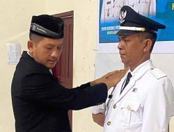 Fauzi A Dilantik Sebagai Pj Geuchik Alue Merbau