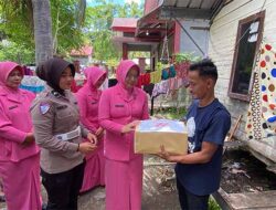 Bhayangkari dan Polwan Polres Sabang Bagikan Sembako