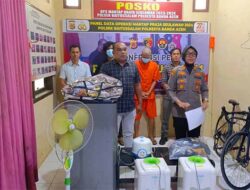 Polsek Baitussalam Ringkus Maling Rumah Kosong