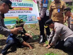 Polres Aceh Tengah Luncurkan Kampung Swadaya Binaan