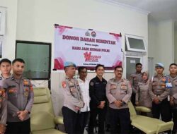 Hari Jadi ke 74 Humas Polri, Polres Sabang Donor Darah