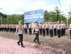 Kapolres Gayo Lues Pimpin Apel Gelar Pasukan Operasi Zebra Seulawah 2025