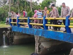 Kapolres Sabang Tinjau Pintu Air Waduk Paya Seunara PascaBanjir