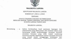 Status Darurat Banjir Kota Langsa Turun ke Tahap Pemulihan