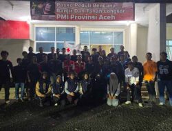 PMI  Aceh Kirim 60 personel relawan evakuasi, Asesment dan Pemulihan Dini