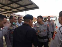 Kapolda Aceh Tembus Langsa Lewat Jalur Darat
