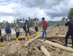 Pembukaan Jalan ke Rerebe Dihadang Kayu Gelondongan