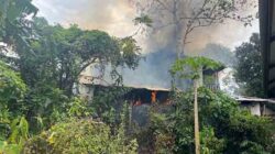 Rumah Warga di Gampong Iboih, Sabang Terbakar